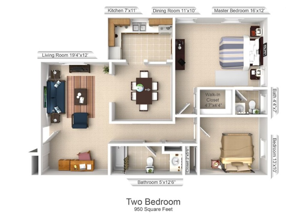 Pinebrook 1322 Wharton Drive 2br